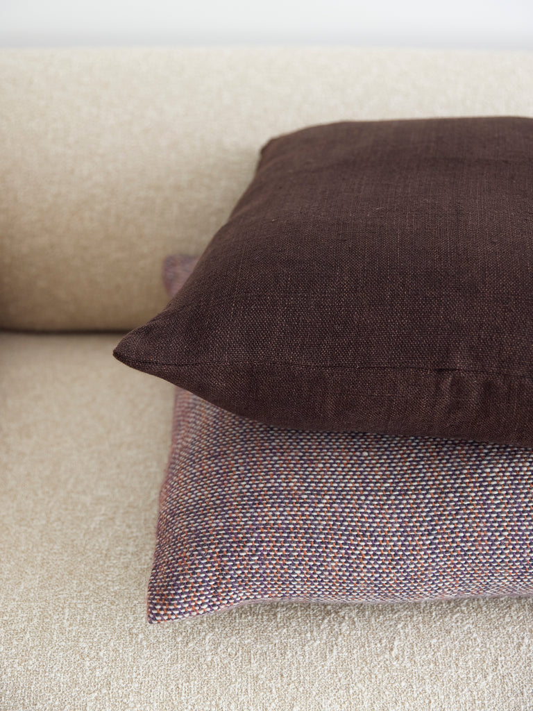 Heavy Linen Cushion Cover - Rye