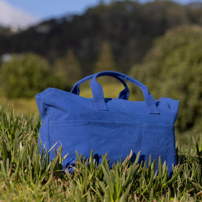 Marlo Contrast Overnight Bag - Aegean