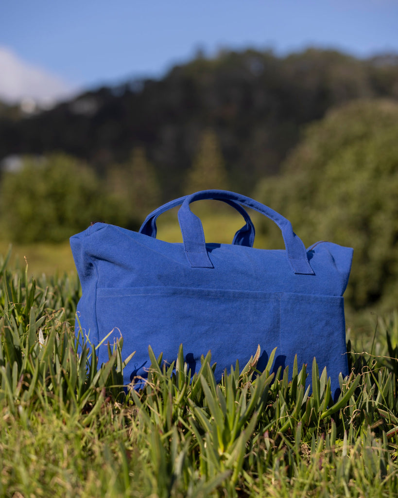 Marlo Contrast Overnight Bag - Aegean