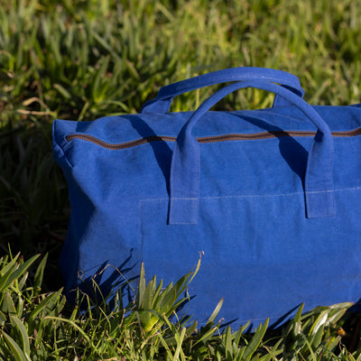 Marlo Contrast Overnight Bag - Aegean