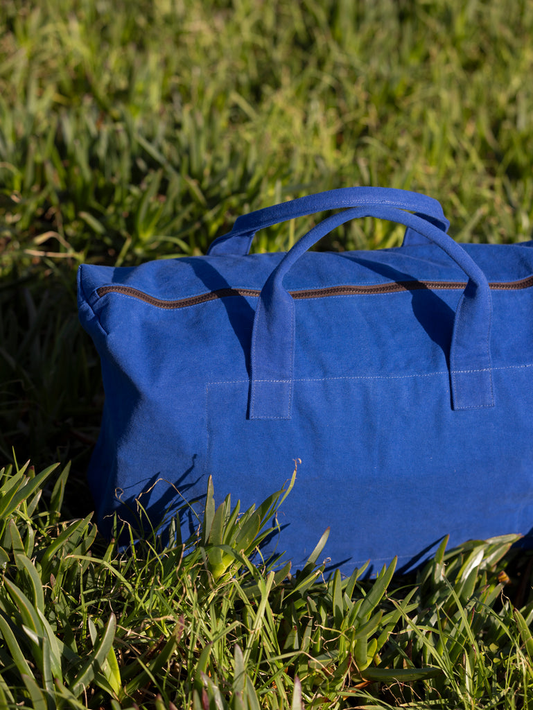 Marlo Contrast Overnight Bag - Aegean