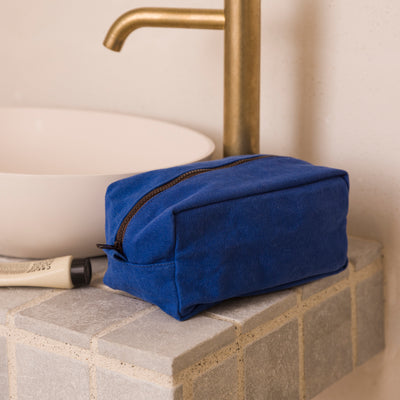 Marlo Contrast Wash Bag - Aegean