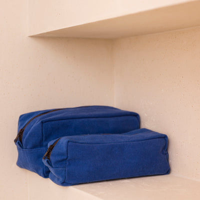 Marlo Contrast Wash Bag - Aegean