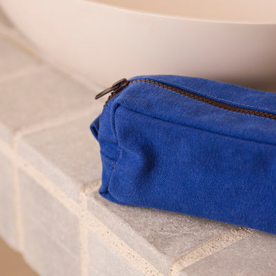 Marlo Contrast Wash Bag - Aegean