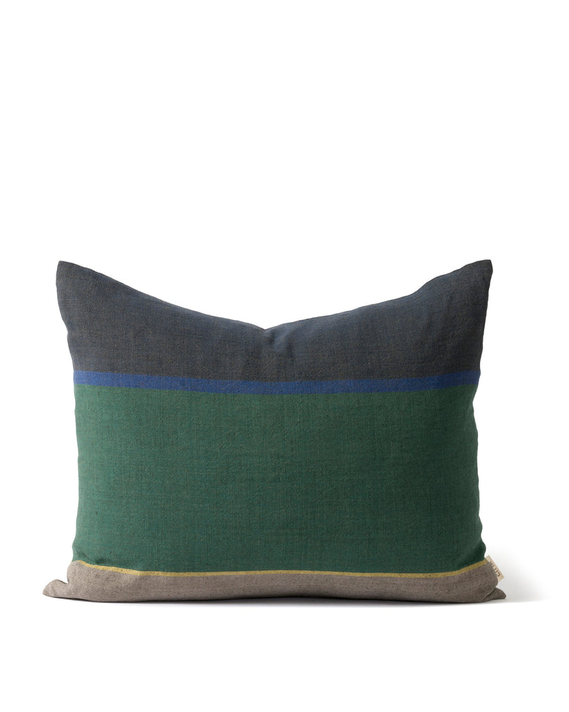 Obi Cushion Cover - Mint & Blue