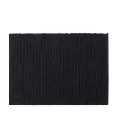 Ribbed Placemat Set - Black