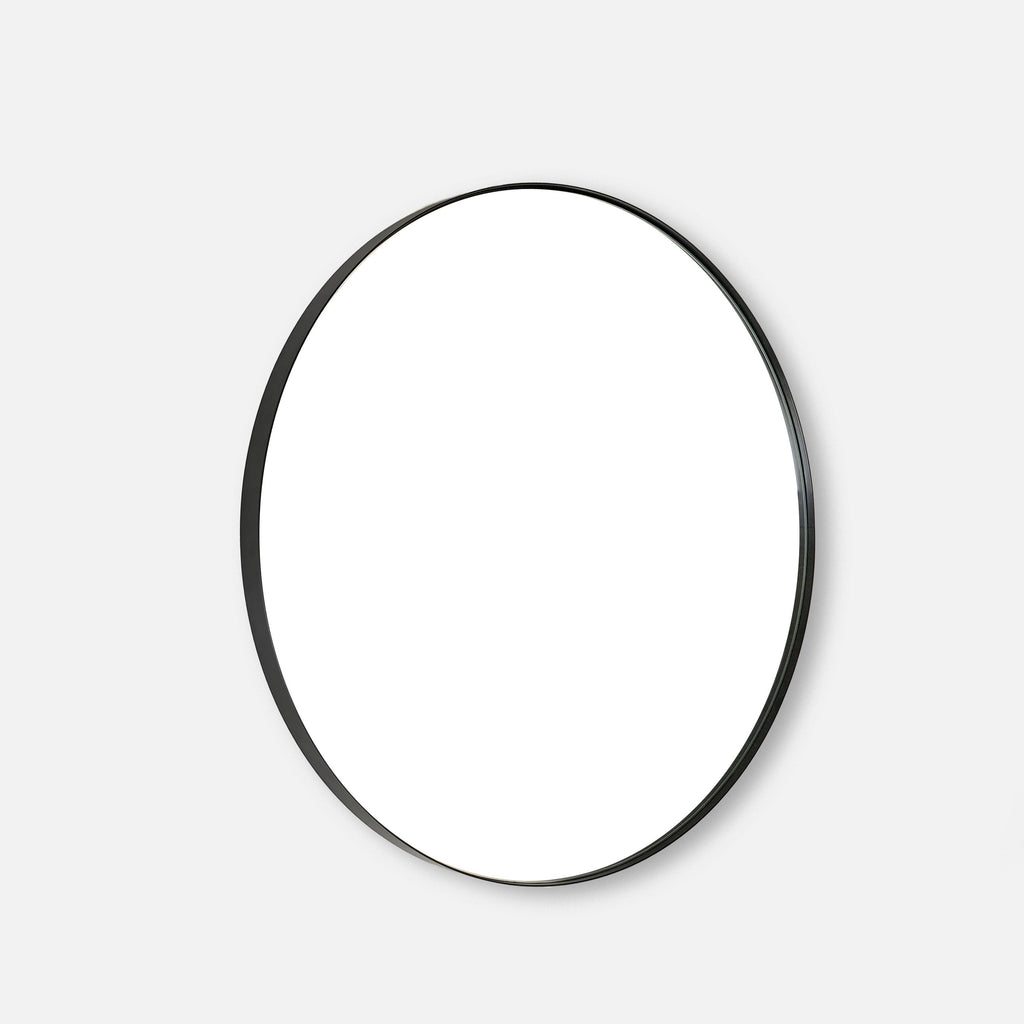 Round Wall Mirror - Black