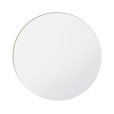 Round Wall Mirror - White