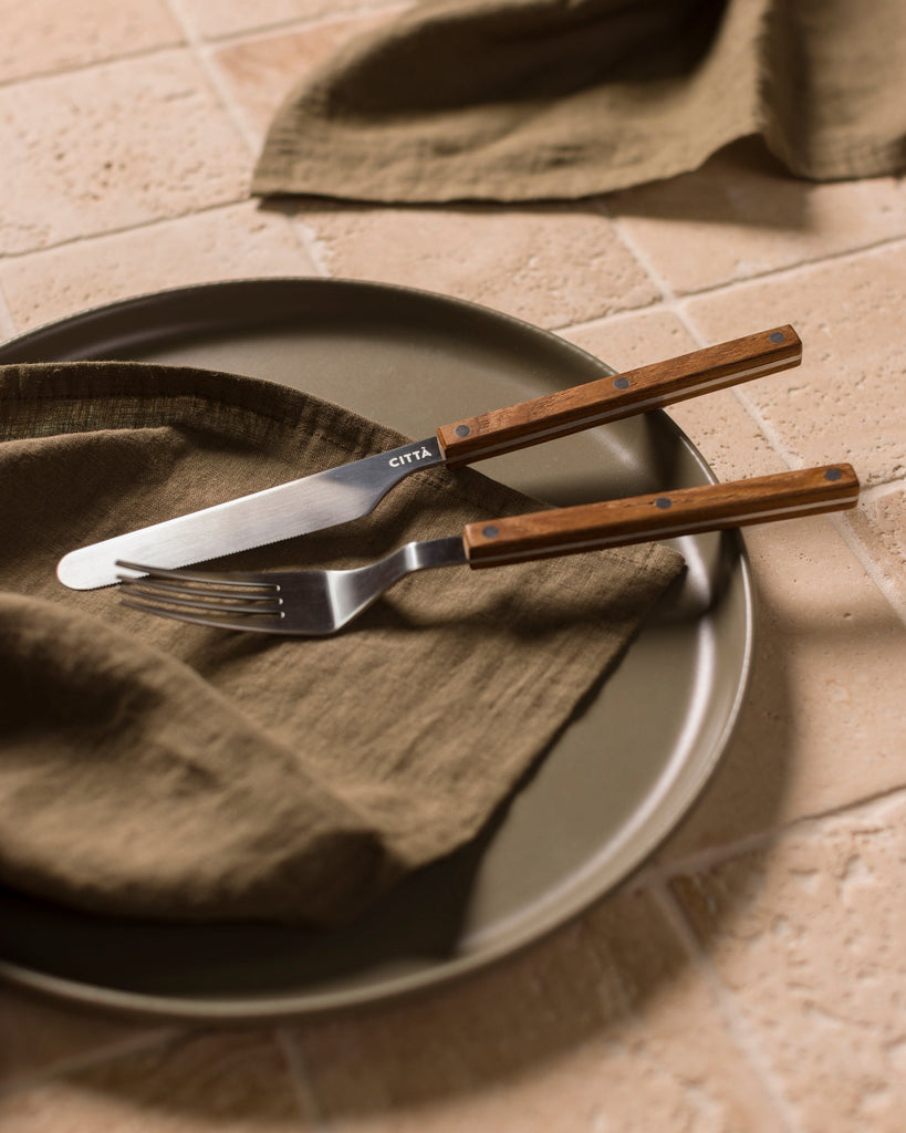 Tavolo Cutlery Set - Maple