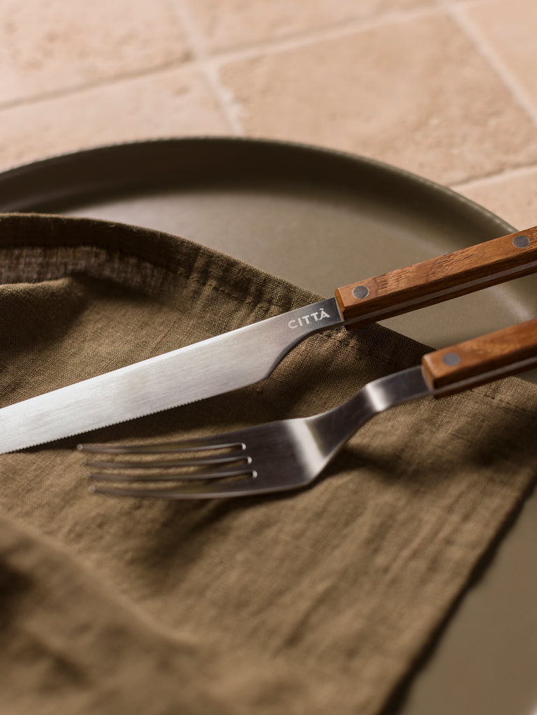 Tavolo Cutlery Set - Maple