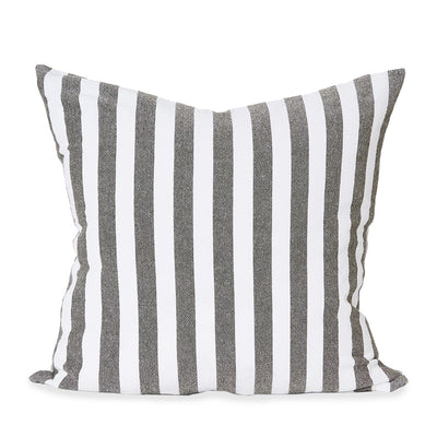 Wide Striped Cushion Cover - Olive
