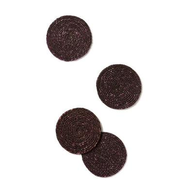 Woven Coaster Set - Cocoa