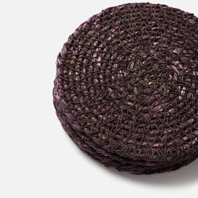 Woven Coaster Set - Cocoa