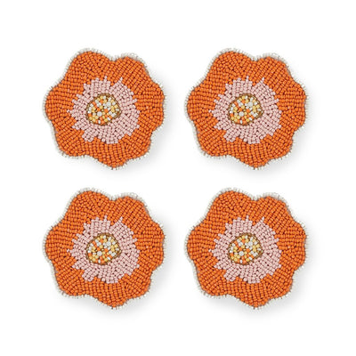Flora Beaded Coaster Set