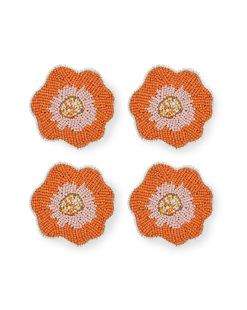 Flora Beaded Coaster Set