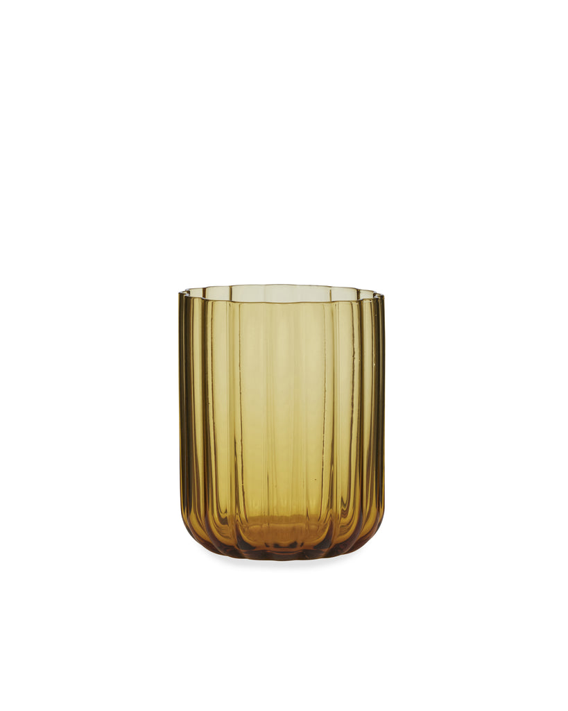 Hazel Glass Tumbler - Amber