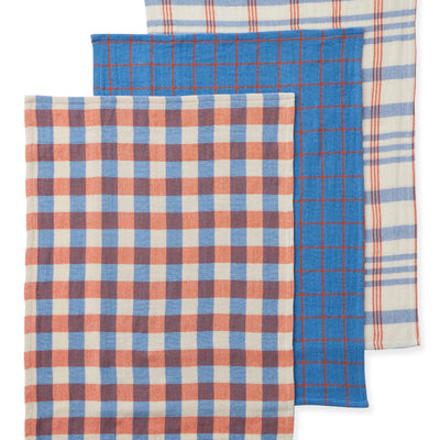 Kit Tea Towel Set - Blue
