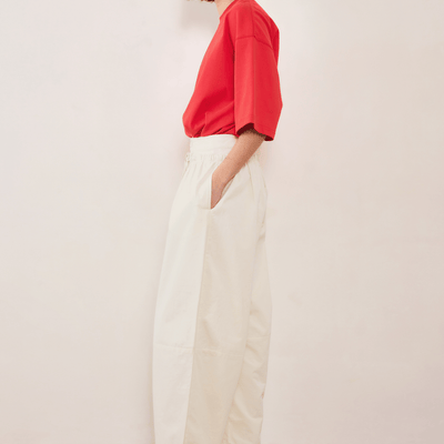 Boundary Double Layer Pants - Cream