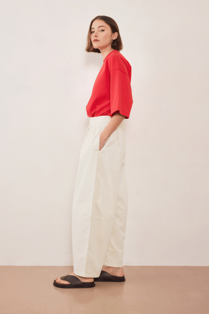 Boundary Double Layer Pants - Cream