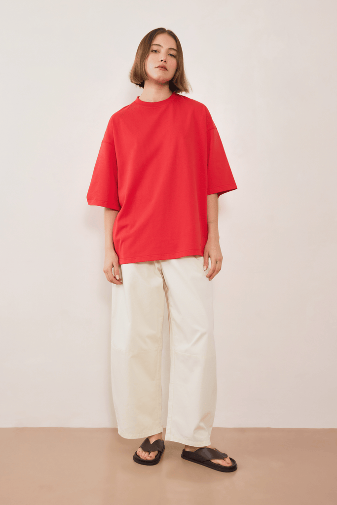 Boundary Double Layer Pants - Cream