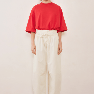 Boundary Double Layer Pants - Cream