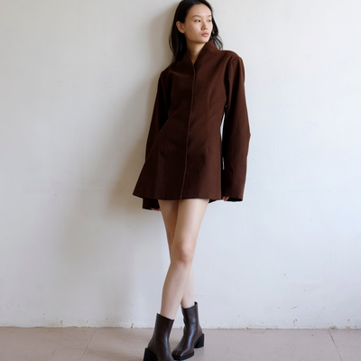 Bowery Dress - Chocolate