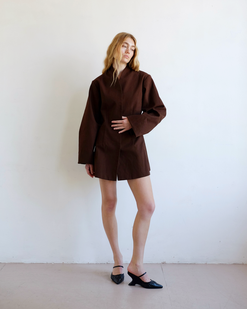 Bowery Dress - Chocolate