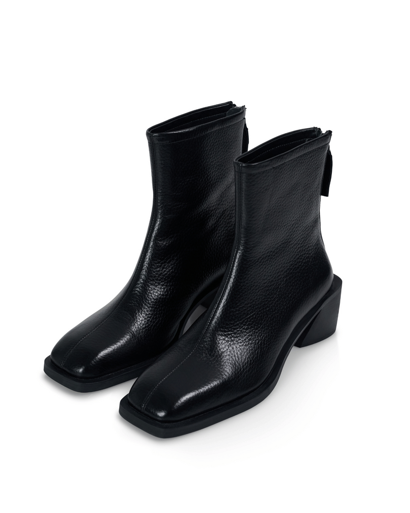 Brooklyn Square Toe Boot - Black