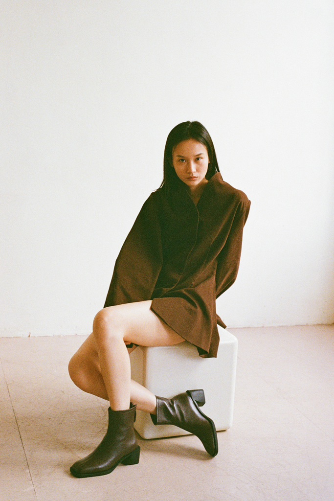 Brooklyn Square Toe Boot - Brown