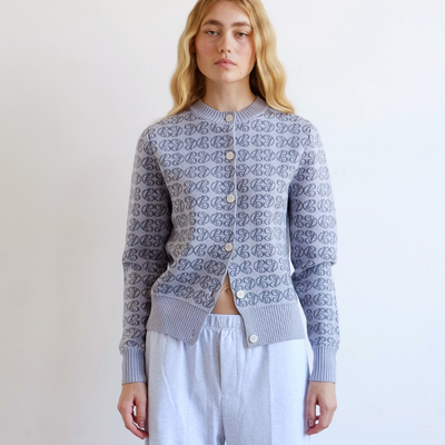 Monogram Merino Cardigan