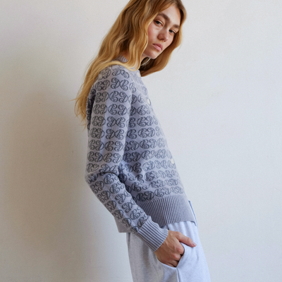 Monogram Merino Cardigan