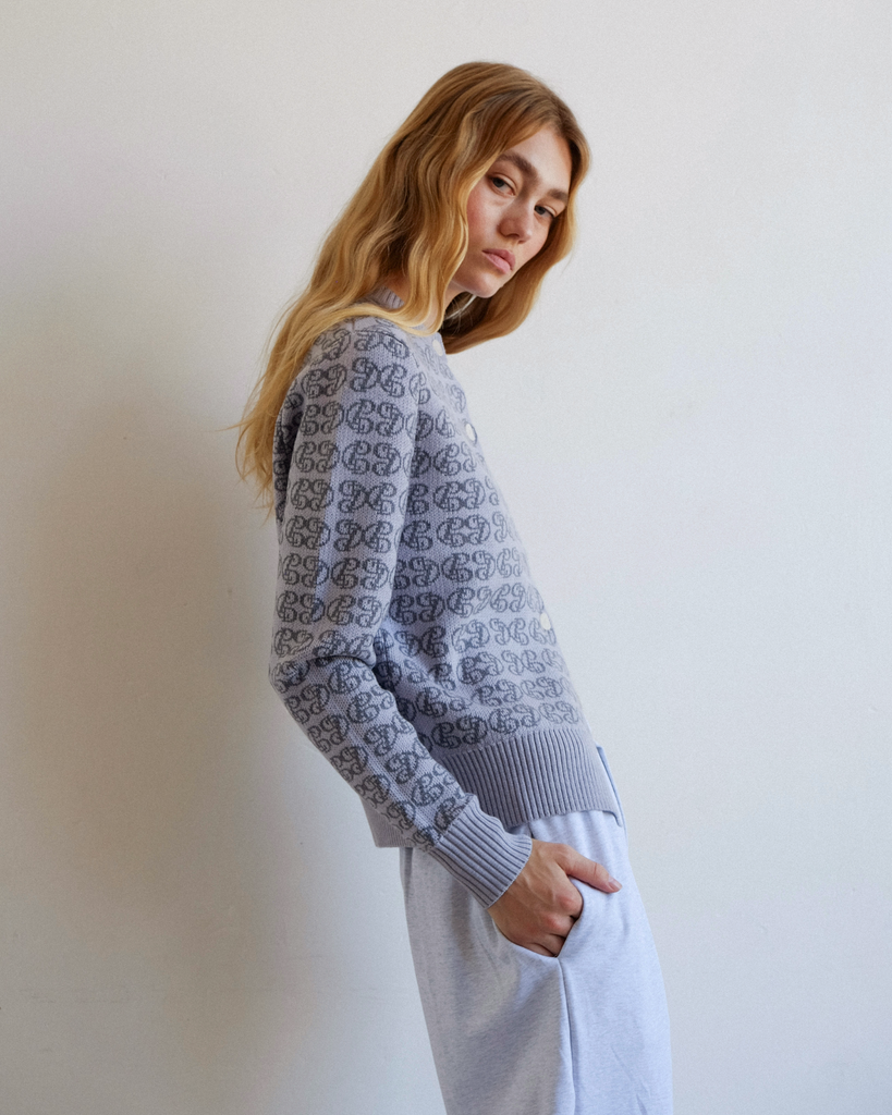 Monogram Merino Cardigan