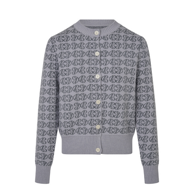 Monogram Merino Cardigan
