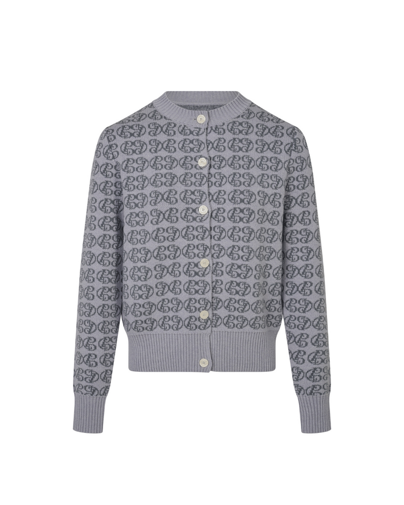 Monogram Merino Cardigan