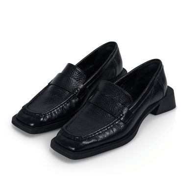 Chelsea Leather Loafer - Black