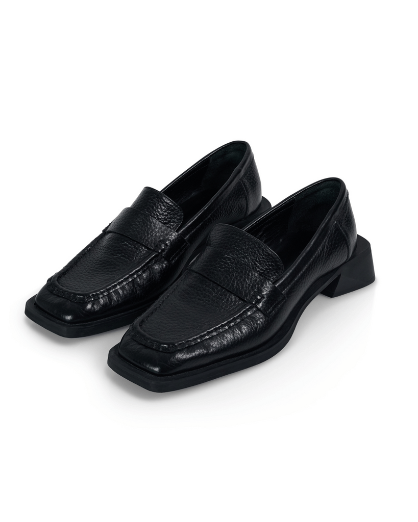 Chelsea Leather Loafer - Black