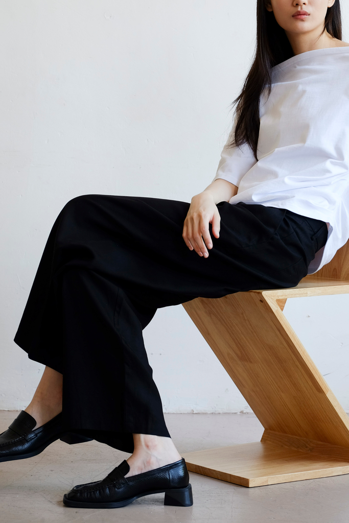 Chelsea Leather Loafer - Black