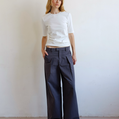 City Twill Trouser - Dark Grey
