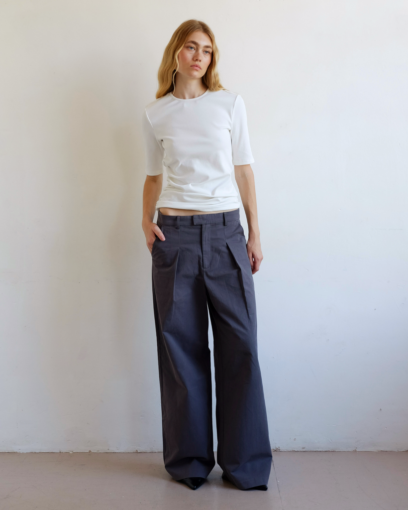 City Twill Trouser - Dark Grey