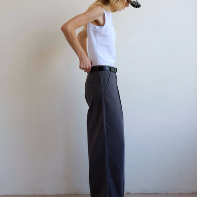 City Twill Trouser - Dark Grey