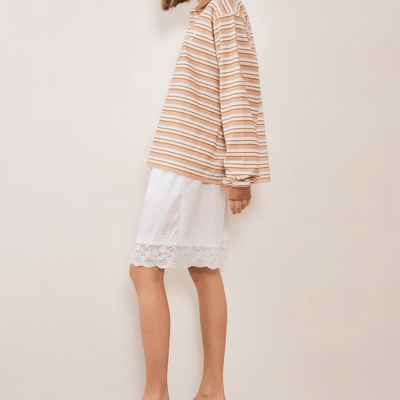 Common Polo - Muted Sunset Stripe