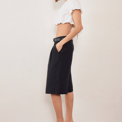 Esme Jacquard Puff Crop Top