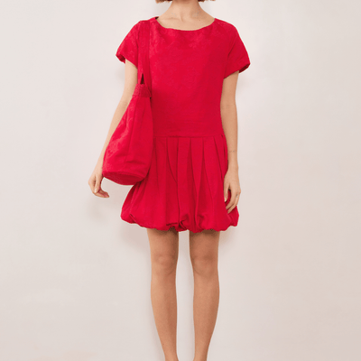 Esme Jacquard Puff Dress
