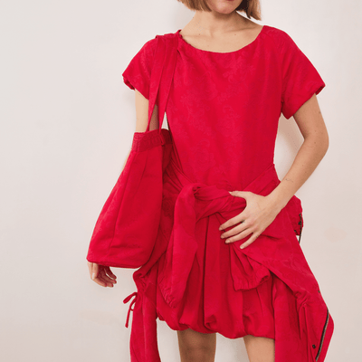 Esme Jacquard Puff Dress