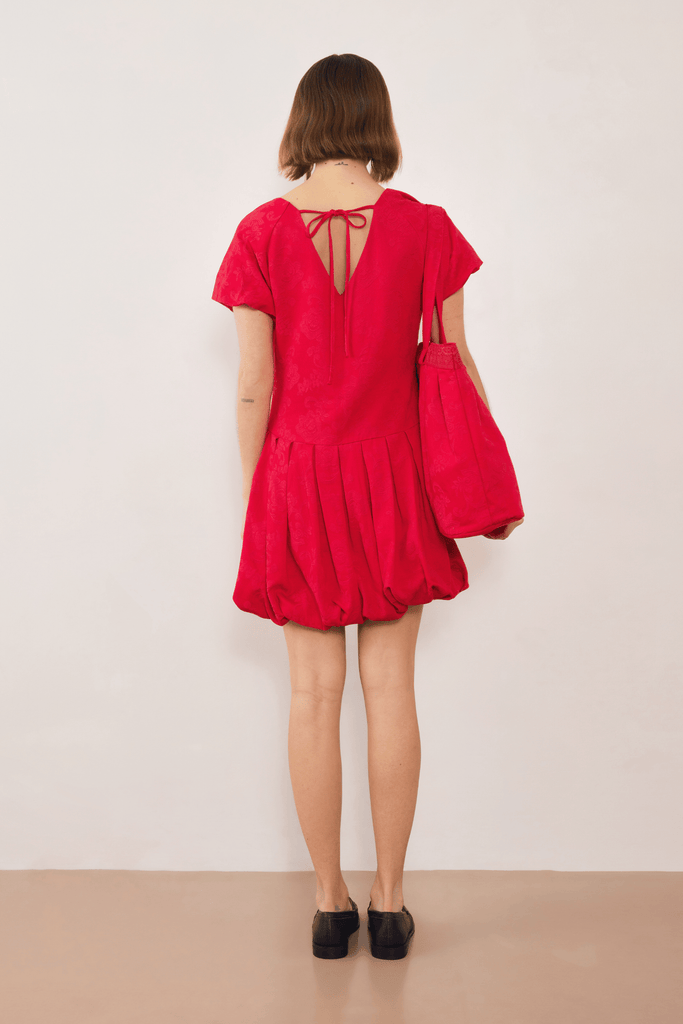 Esme Jacquard Puff Dress
