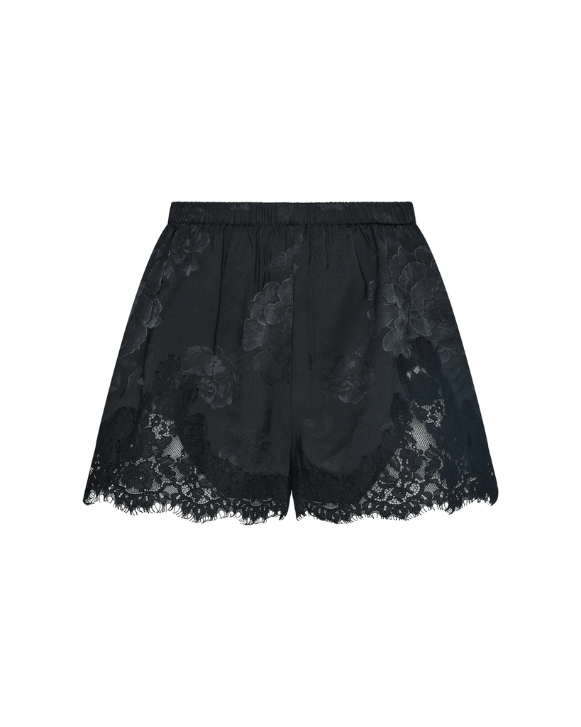 Evie Lace Jacquard Mini Shorts