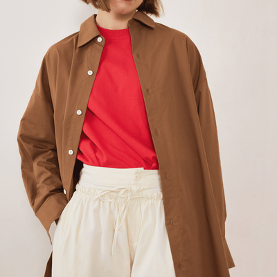 Peachy Shirt - Mulch