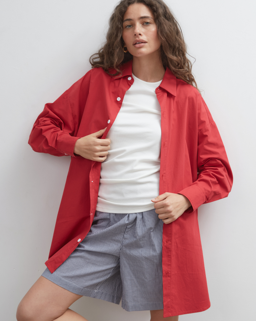 Peachy Shirt - Red