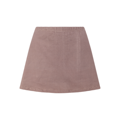 Picnic Skort - Choc Gingham