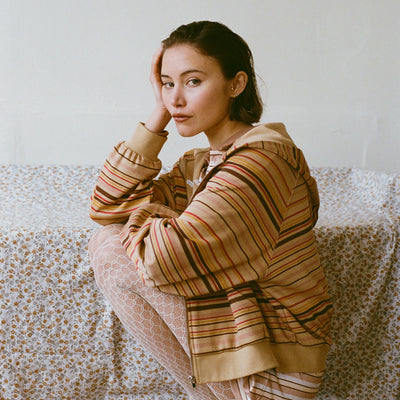 Ralph Hoodie - Sunset Stripe